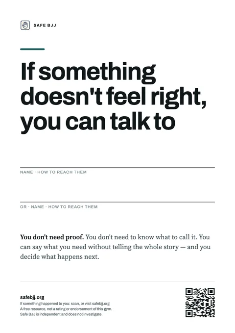 Preview of the poster: Who to talk to